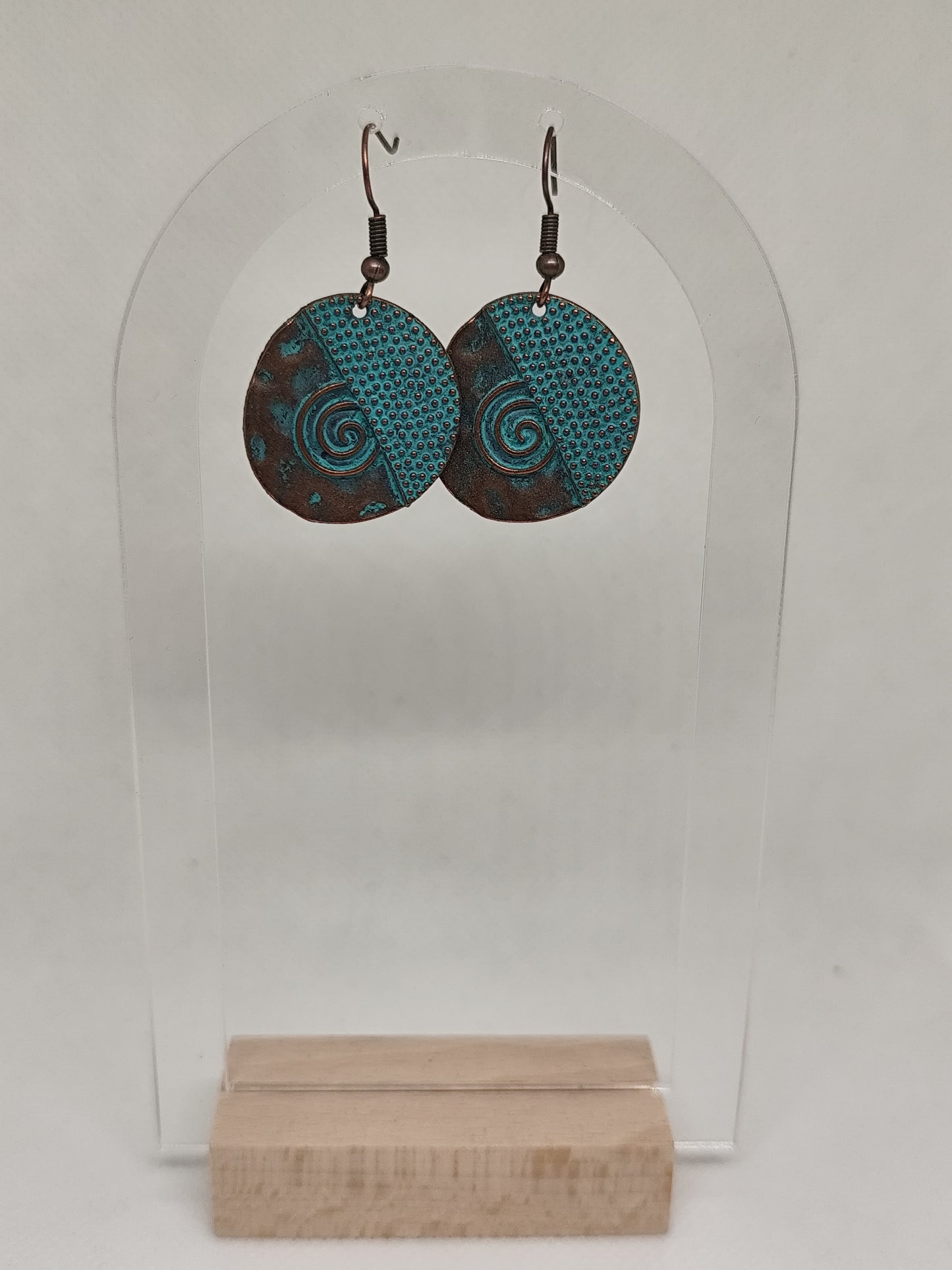 Κρεμαστά σκουλαρίκια μεταλλικά Orion