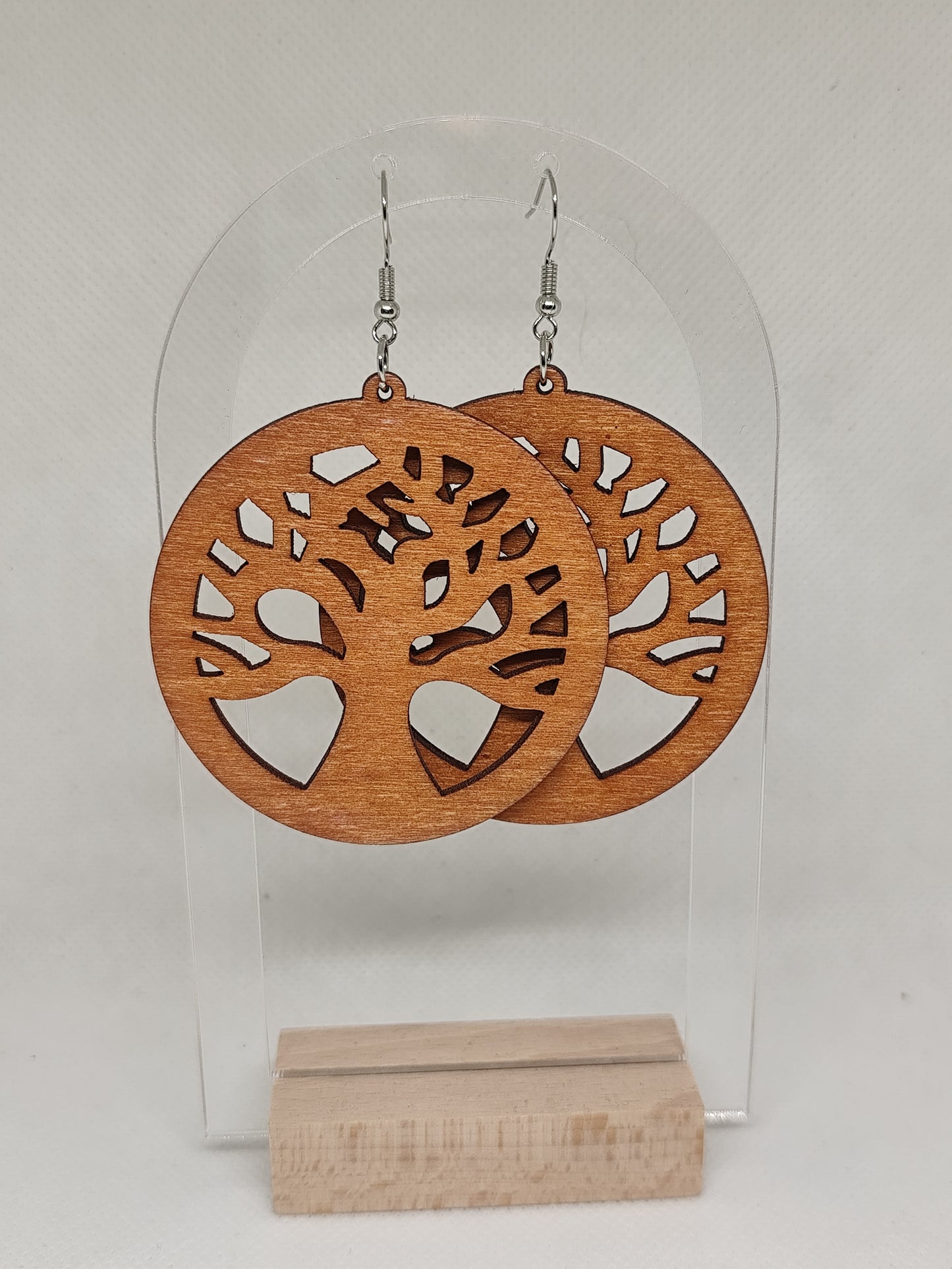 Σκουλαρίκια ξύλινα Orsa tree