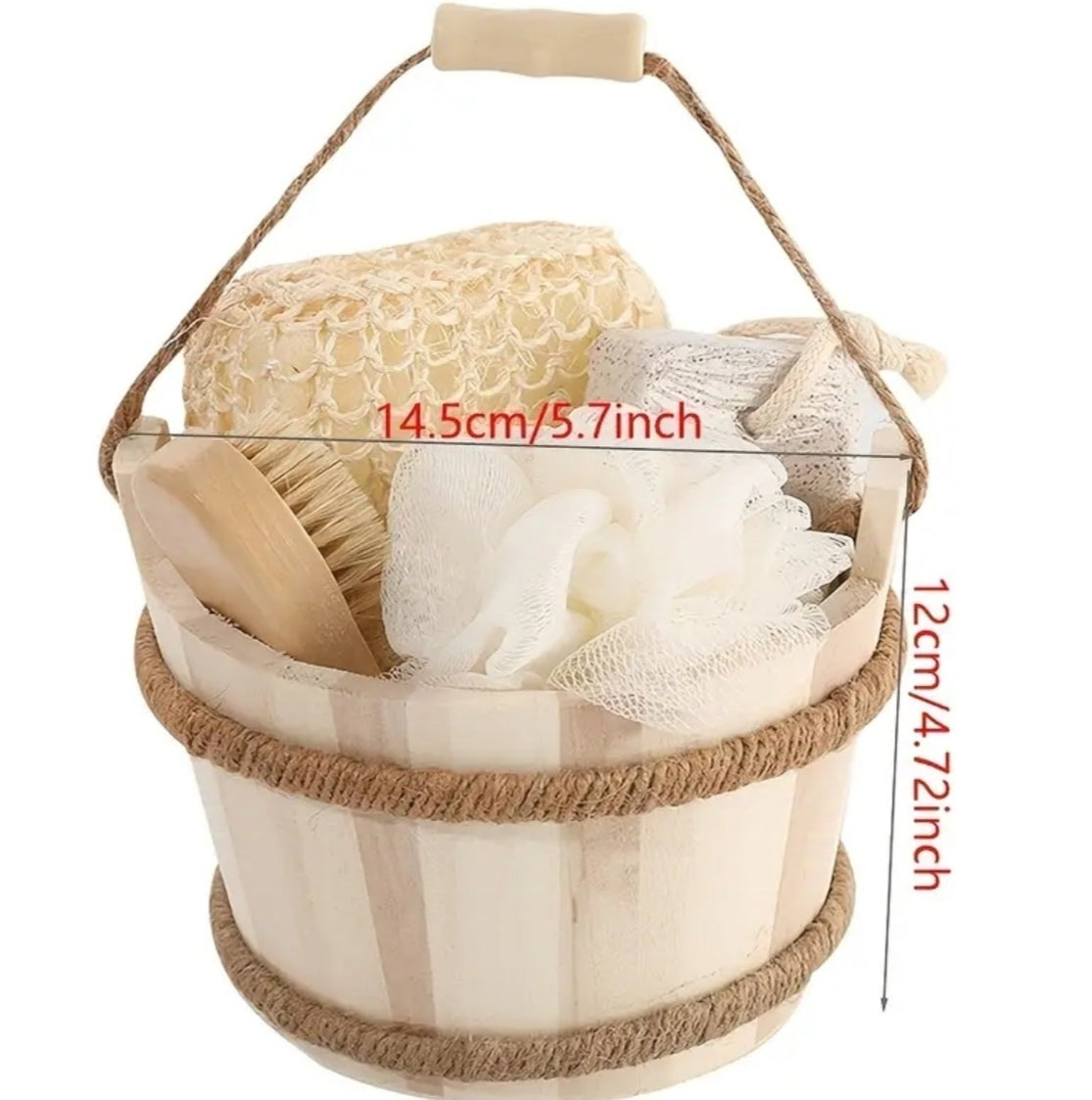 Bath Spa Box Ξύλινος κουβάς