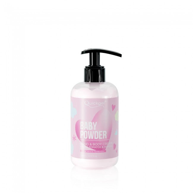 Ηand Cream - Baby Powder - Quickgel - 300ml